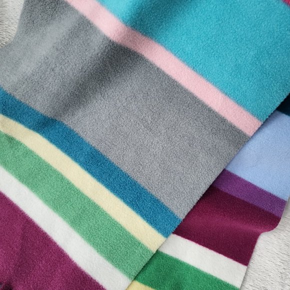 Old Navy Stripped Fleece Scarf - Picture 2 of 3